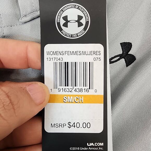 Under Armour Women’s HeatGear Softball Pants Gray Size Small NWT 1317043 Athleti - Picture 7 of 7